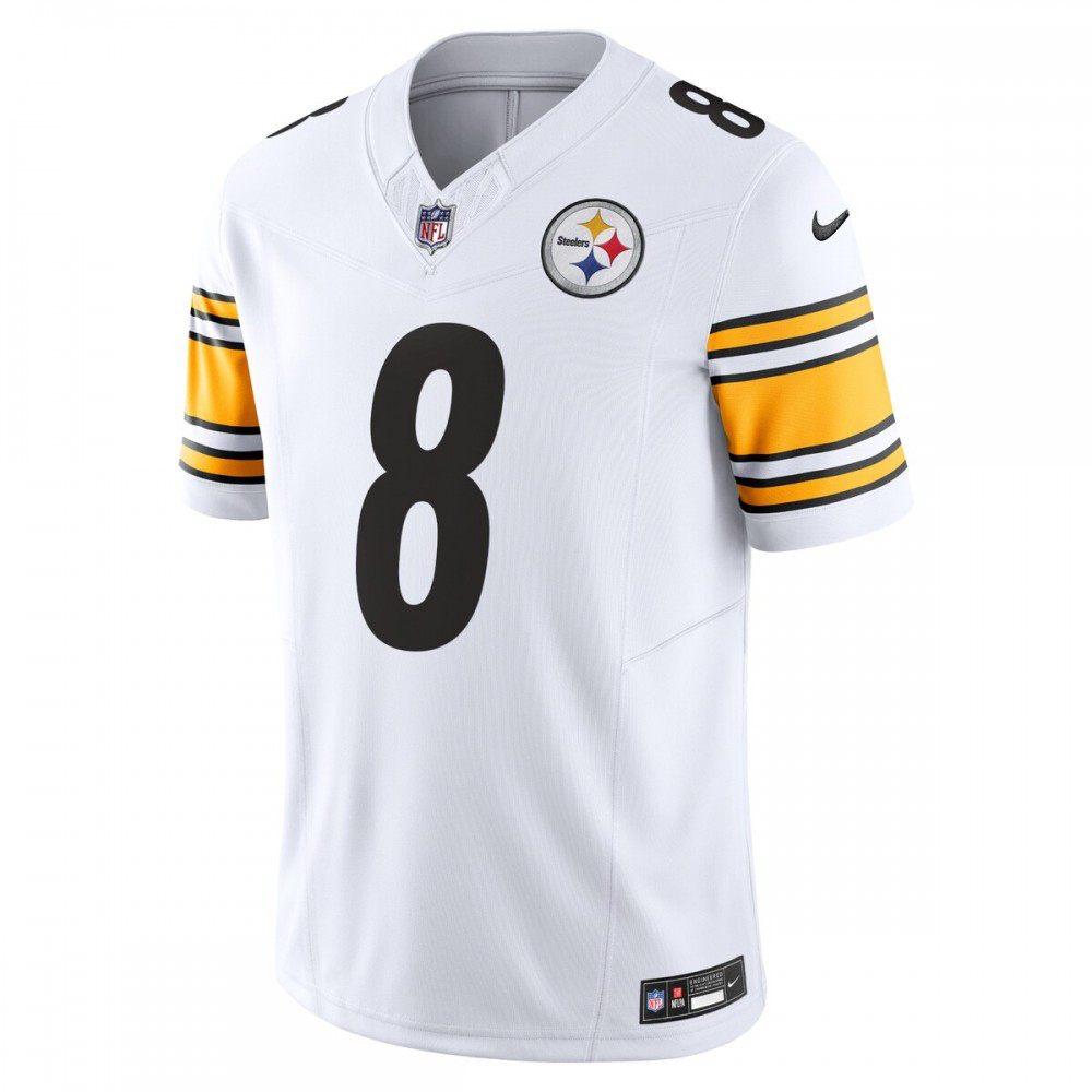 Kenny Pickett Pittsburgh Steelers Nike Vapor F.U.S.E. Limited Jersey - White-GridironStore